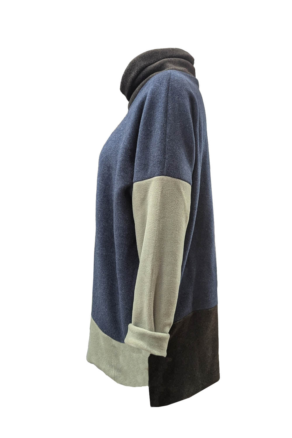 Fleece Patch Sweater