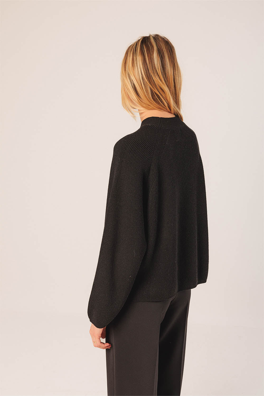 Perkins Collar Ribbed Sweater