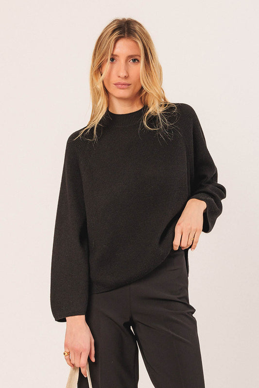 Perkins Collar Ribbed Sweater