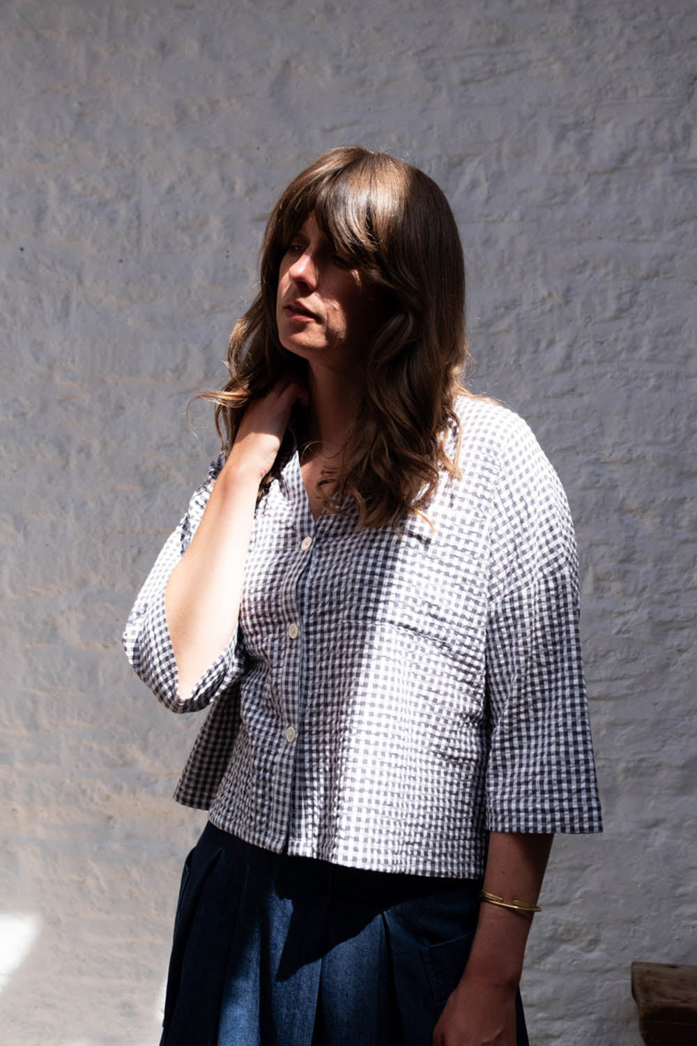 Gingham Ava Blouse