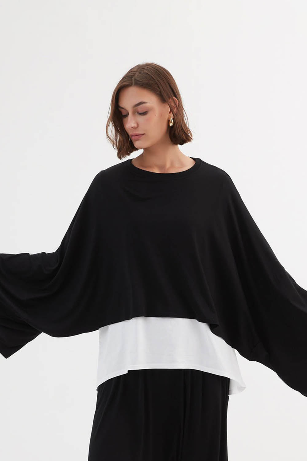 Jersey Oversized Layer Top