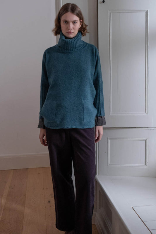 Woollen Hand Knitted Adela Jumper