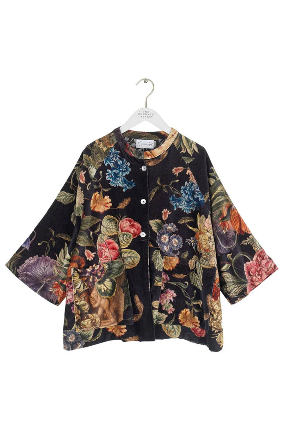 Primula Berry Velvet Jacket