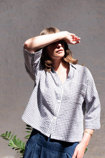 Gingham Ava Blouse