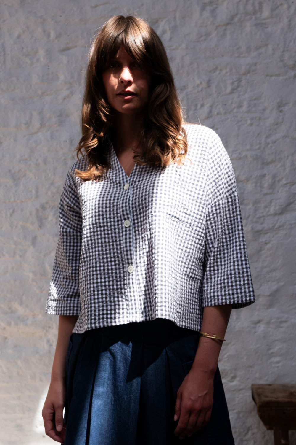 Gingham Ava Blouse