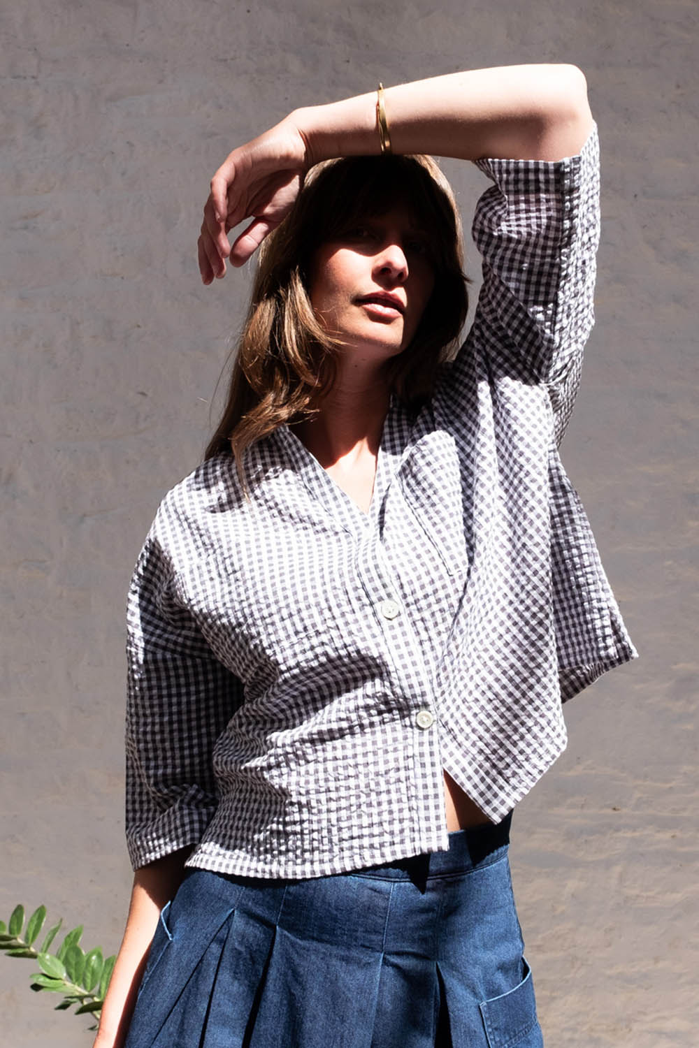 Gingham Ava Blouse