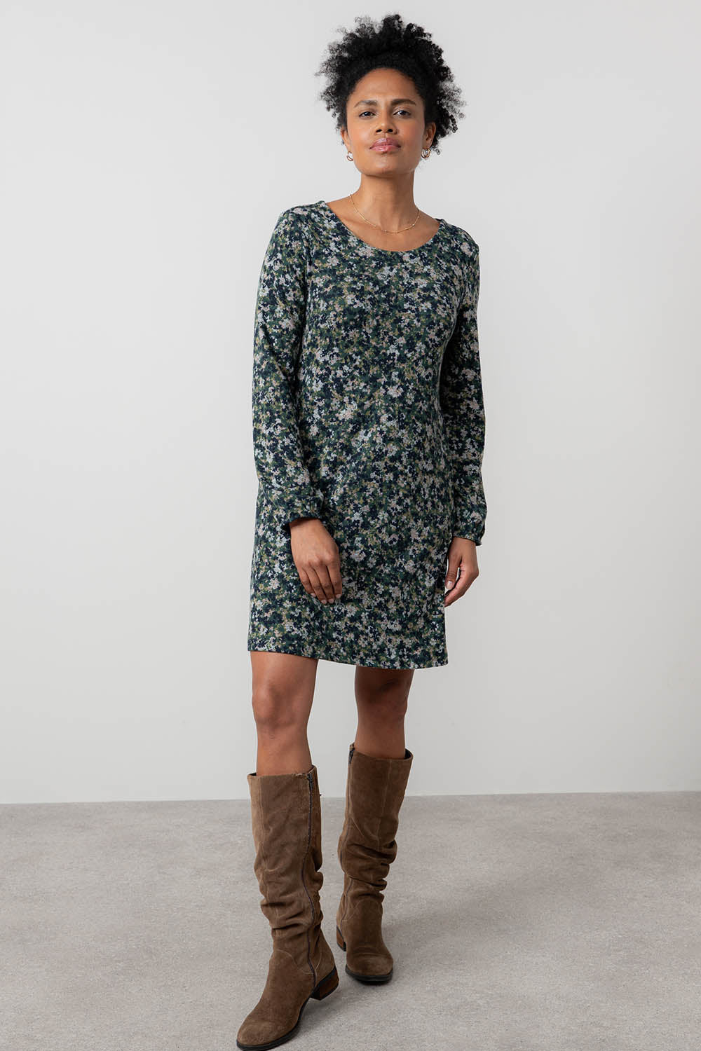 Cosmos Spruce Dress