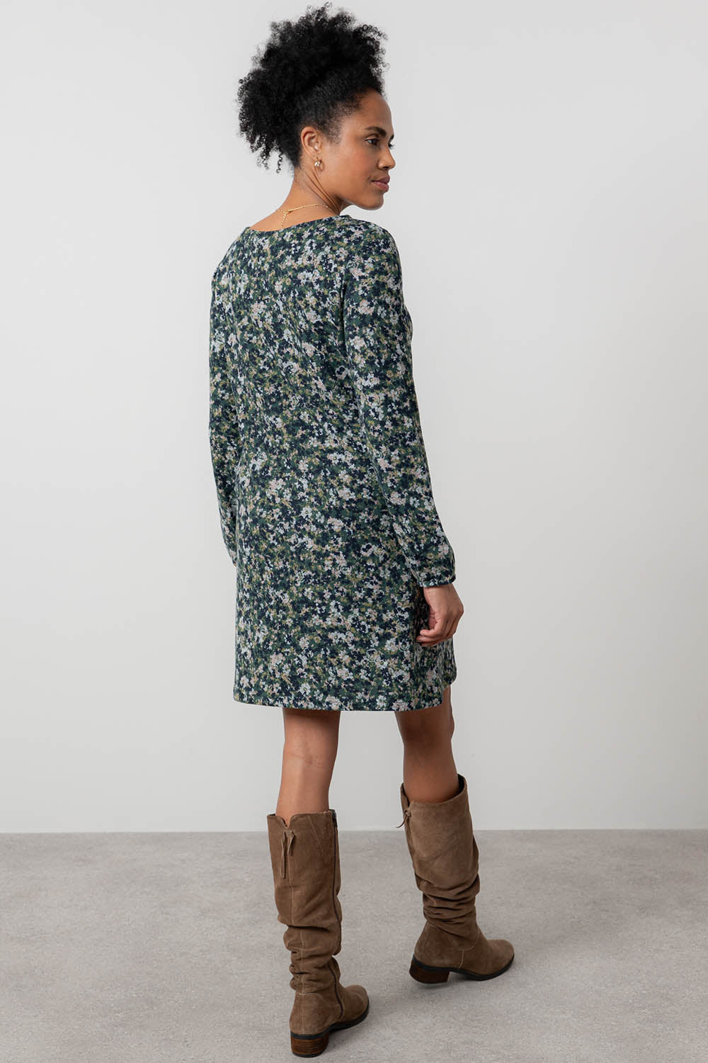 Cosmos Spruce Dress