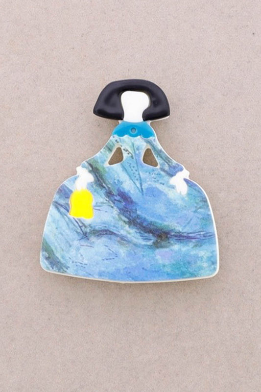 Magnetic Watercolour Menina Brooch