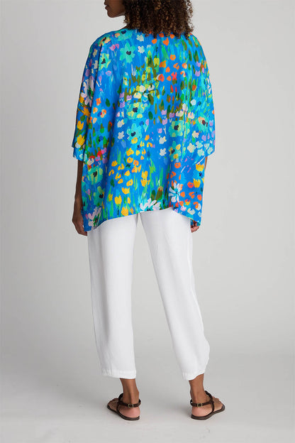 Abstract Painted Garden Top