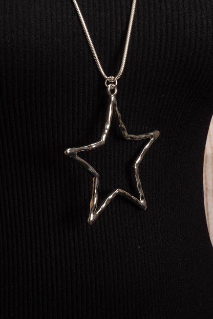 Silver Plated Star Pendant