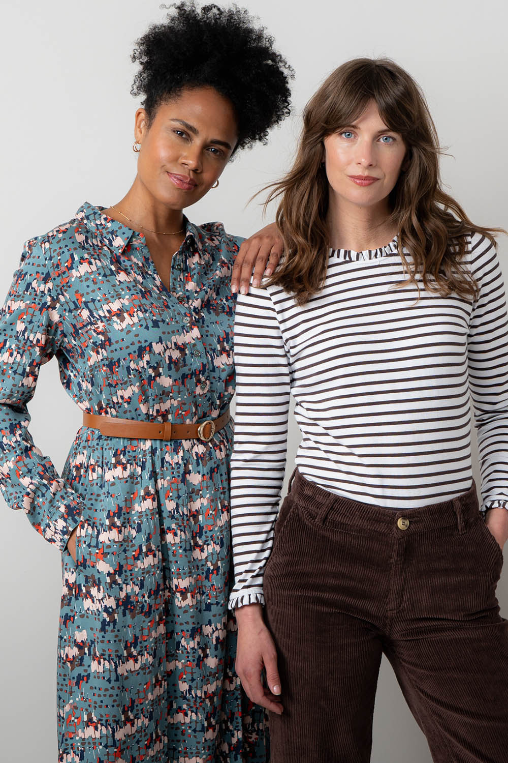 Chocolate Stripe Monica Top