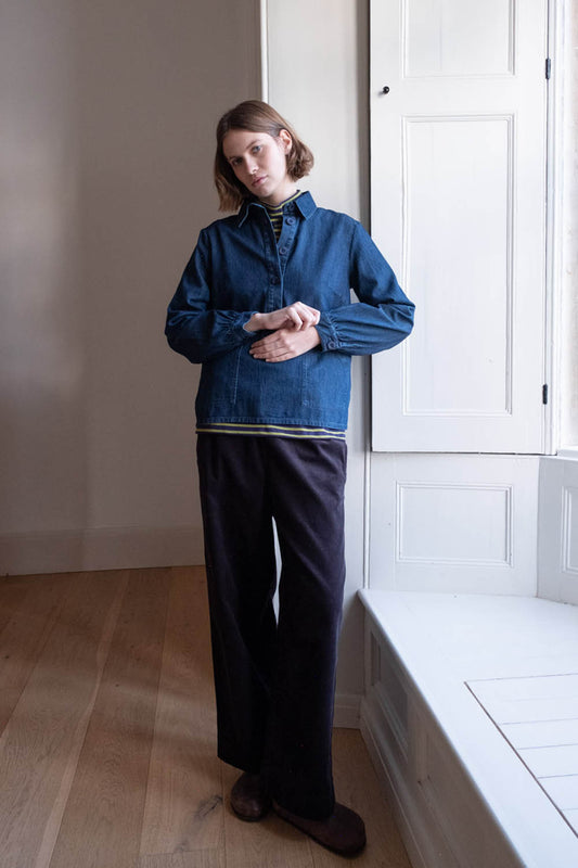 Cord Anna Wide Leg Trousers