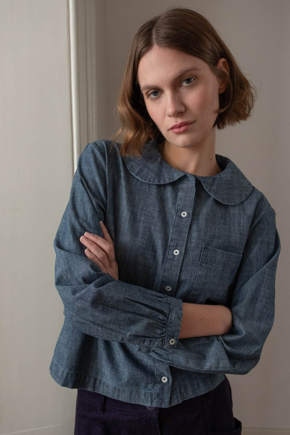 Jolene Denim Casual Shirt