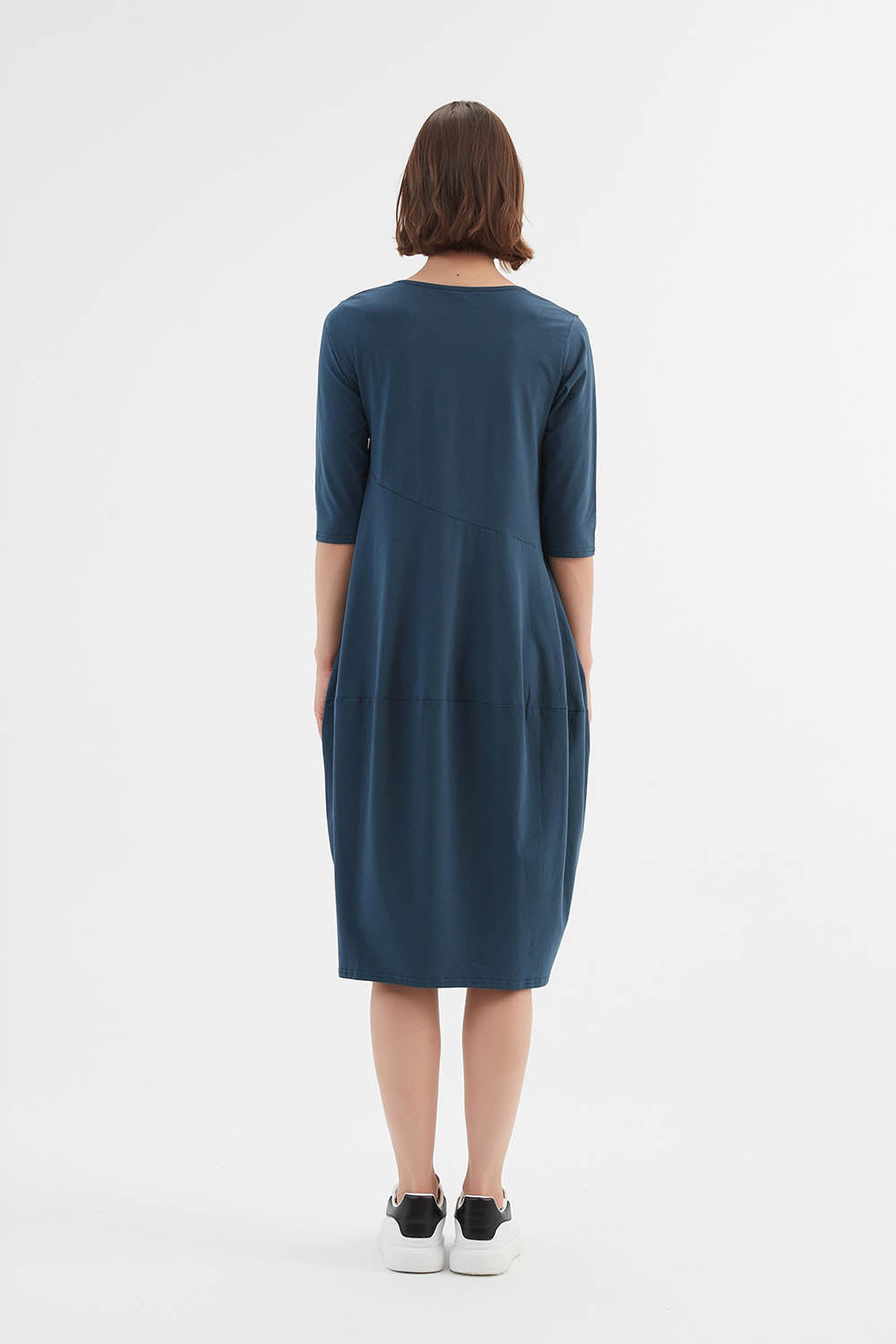 Diagonal Seam Summer Dress
