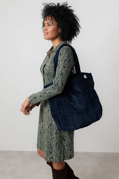 Cord Shopper Bag Plain