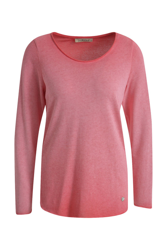 Smith & Soul Cotton Basic Knit Sugar Red Red