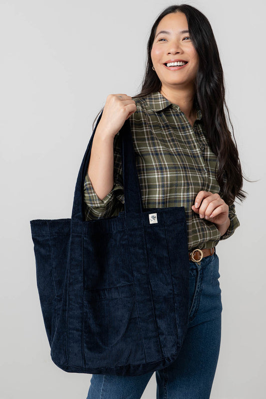 Cord Shopper Bag Plain