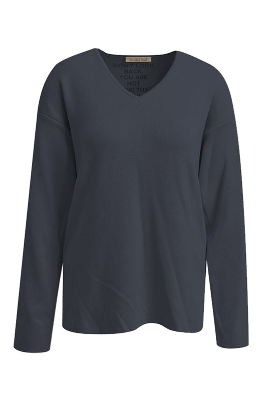 Smith & Soul Fullneedle V-neck Pullover Marine Marine