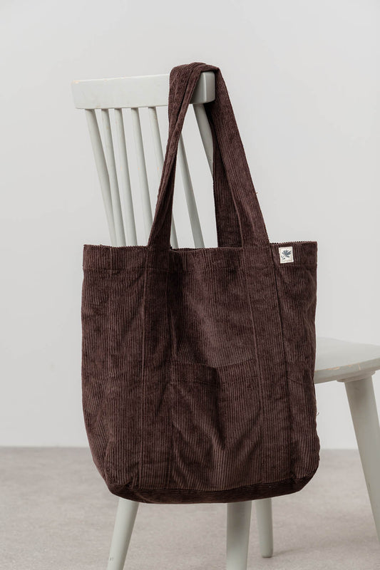 Cord Shopper Bag Plain