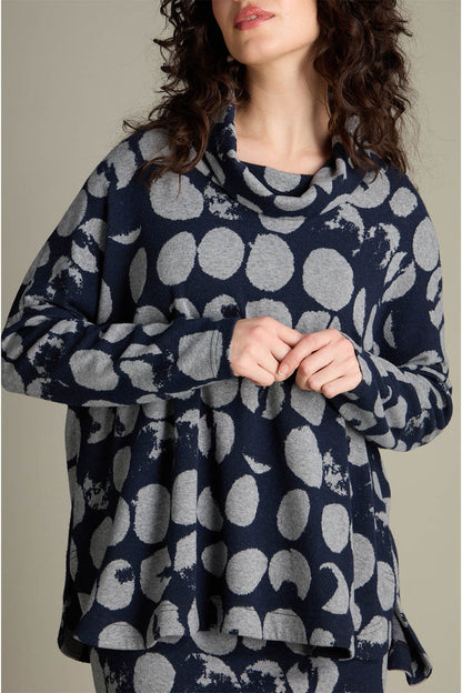 Brushed Jersey Spotted Top