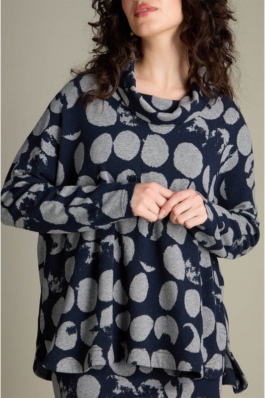 Brushed Jersey Spotted Top