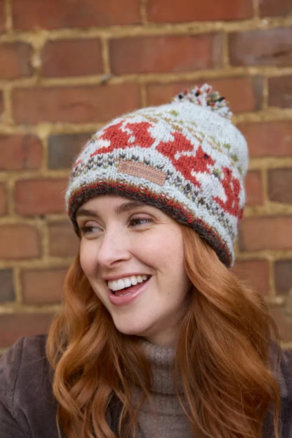Squirrel Bobble Beanie