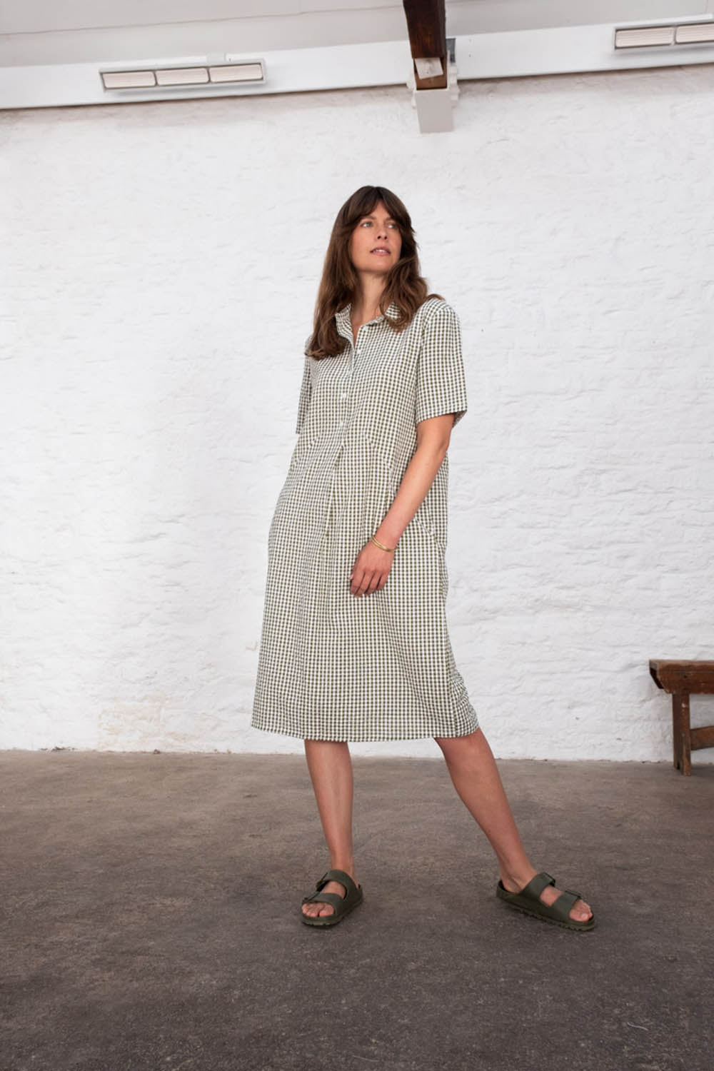 Gingham Alexa Shirt Dress