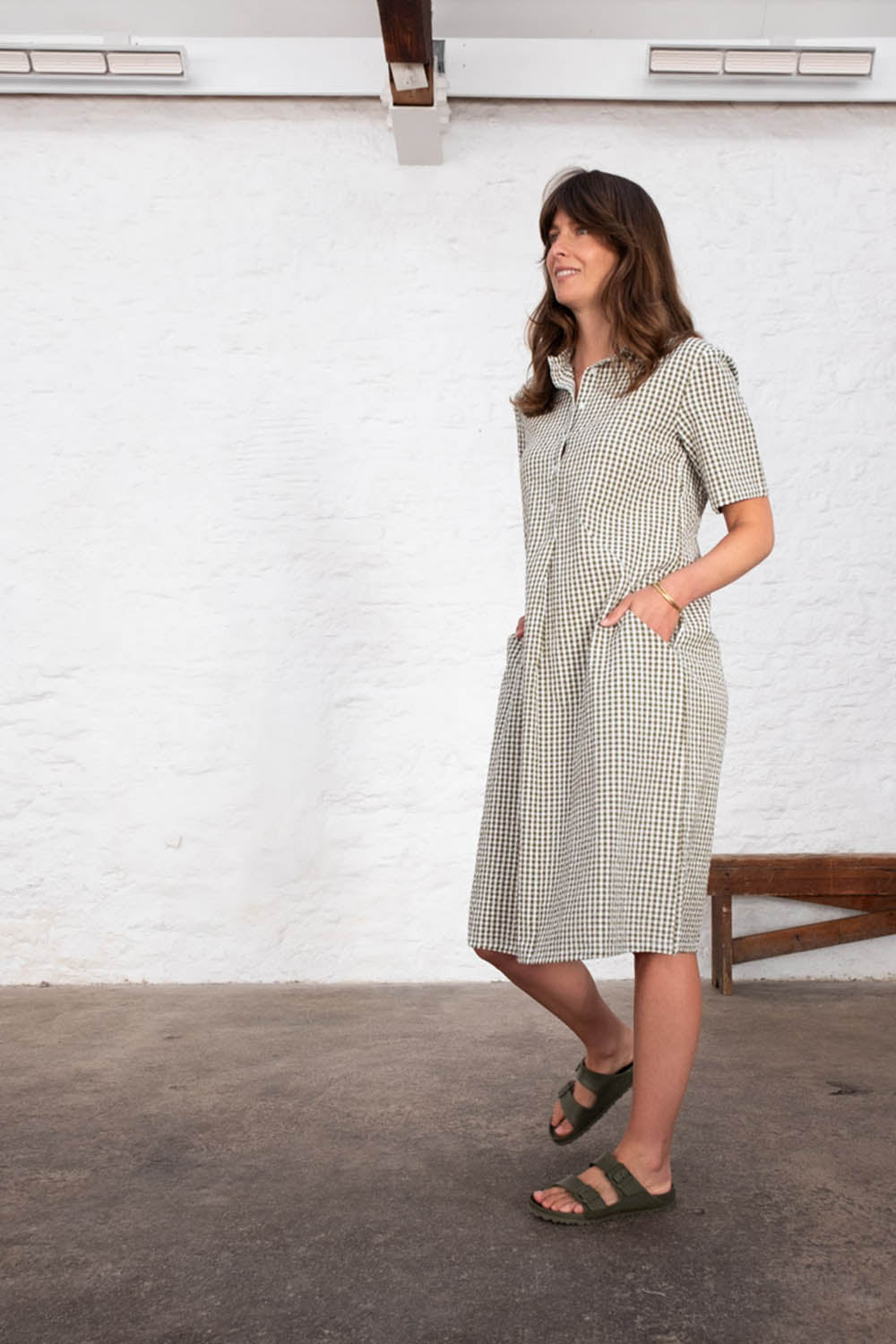 Gingham Alexa Shirt Dress