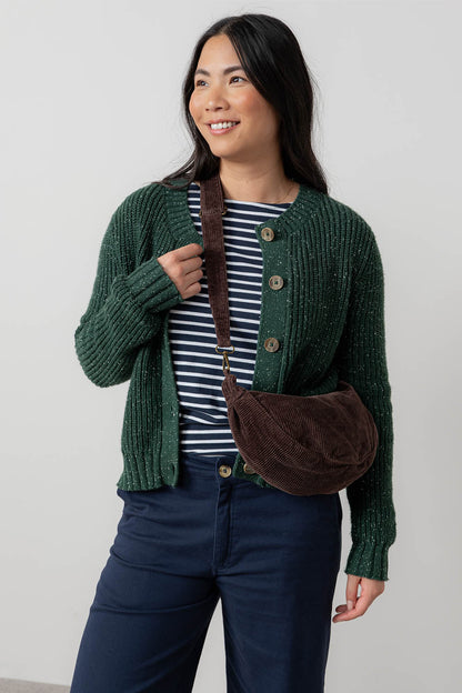 June Rib Fleck Knit Cardigan