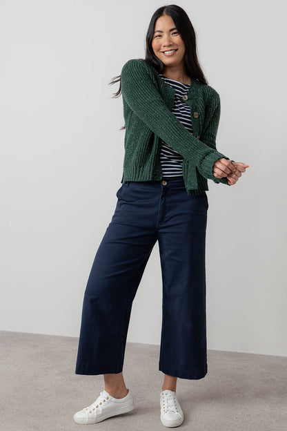 June Rib Fleck Knit Cardigan
