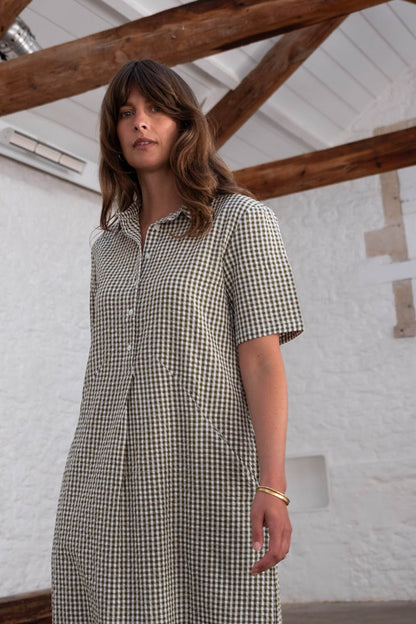 Gingham Alexa Shirt Dress