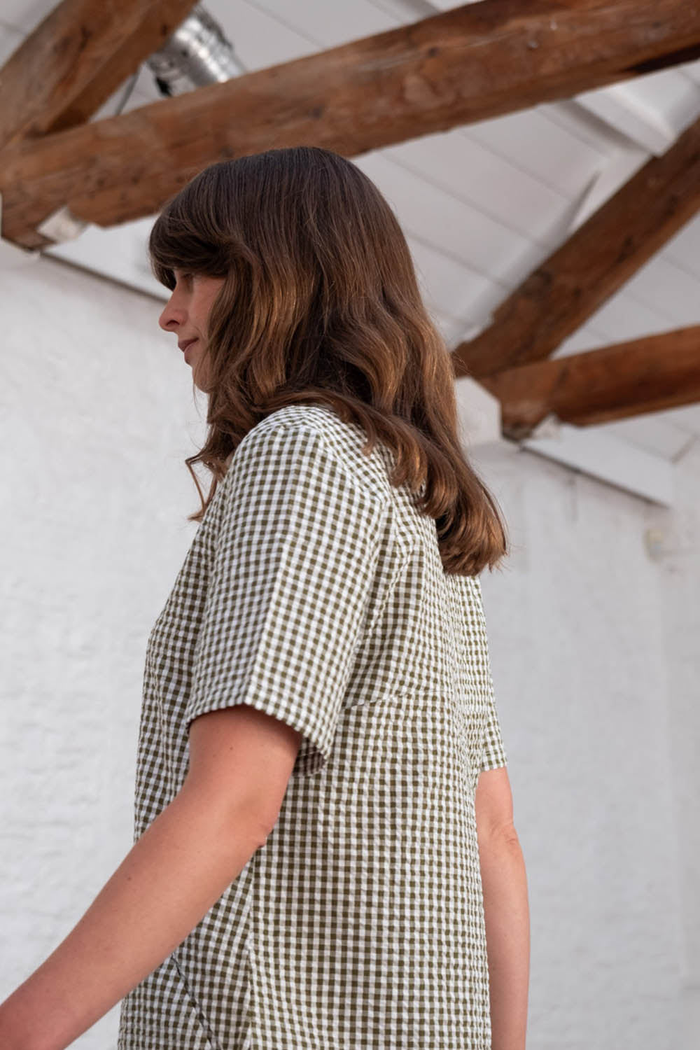 Gingham Alexa Shirt Dress
