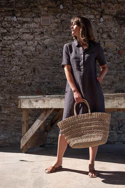 Linen Alexa Shirt Dress