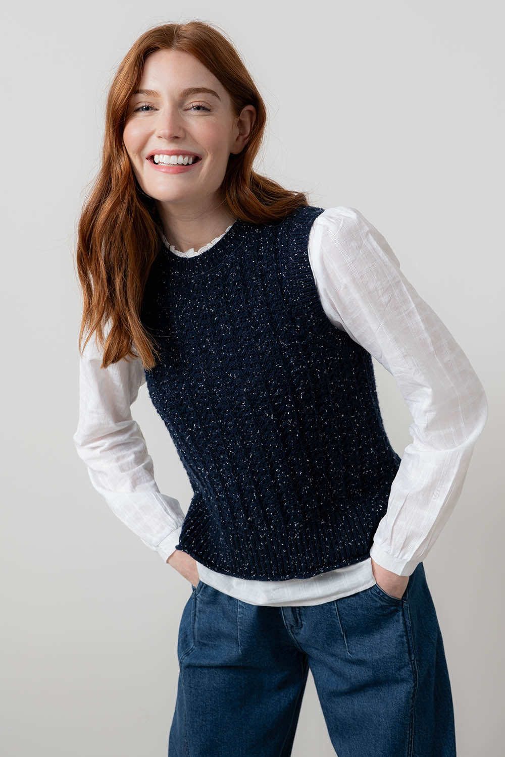 Eva Fleck Knit Tank