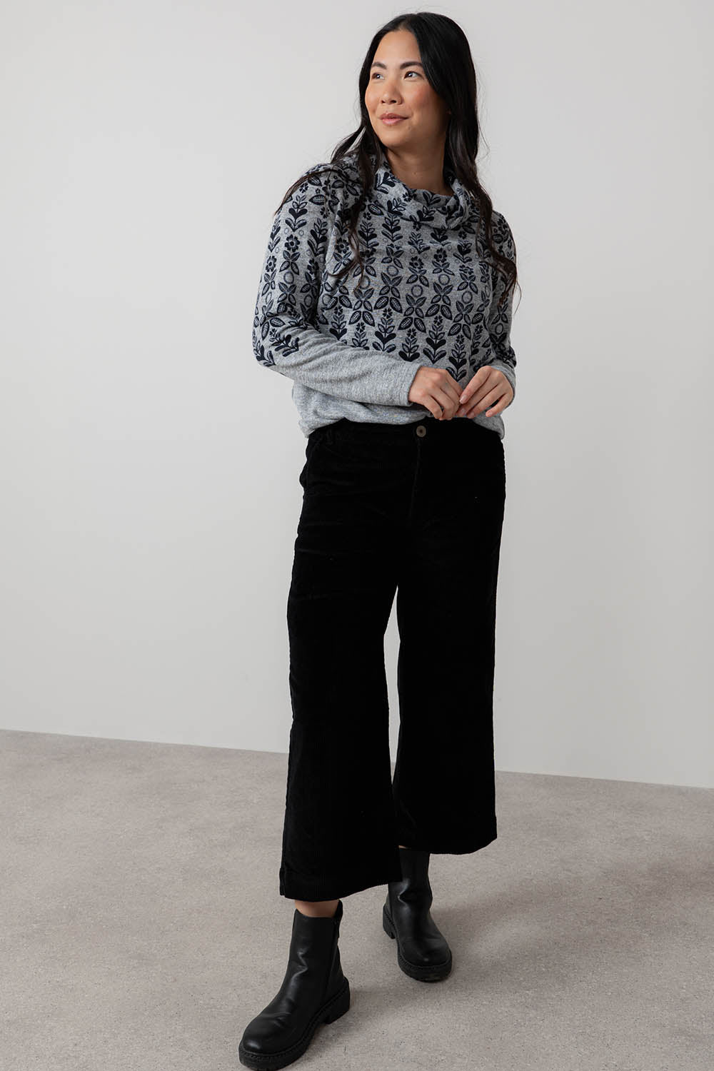 Folk Fairisle Relaxed Everyday Jumper
