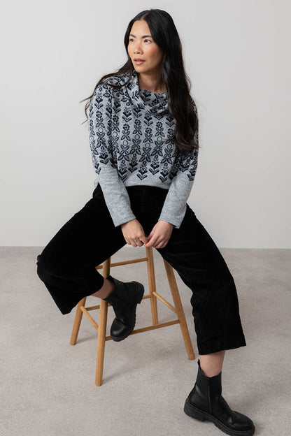 Folk Fairisle Relaxed Everyday Jumper
