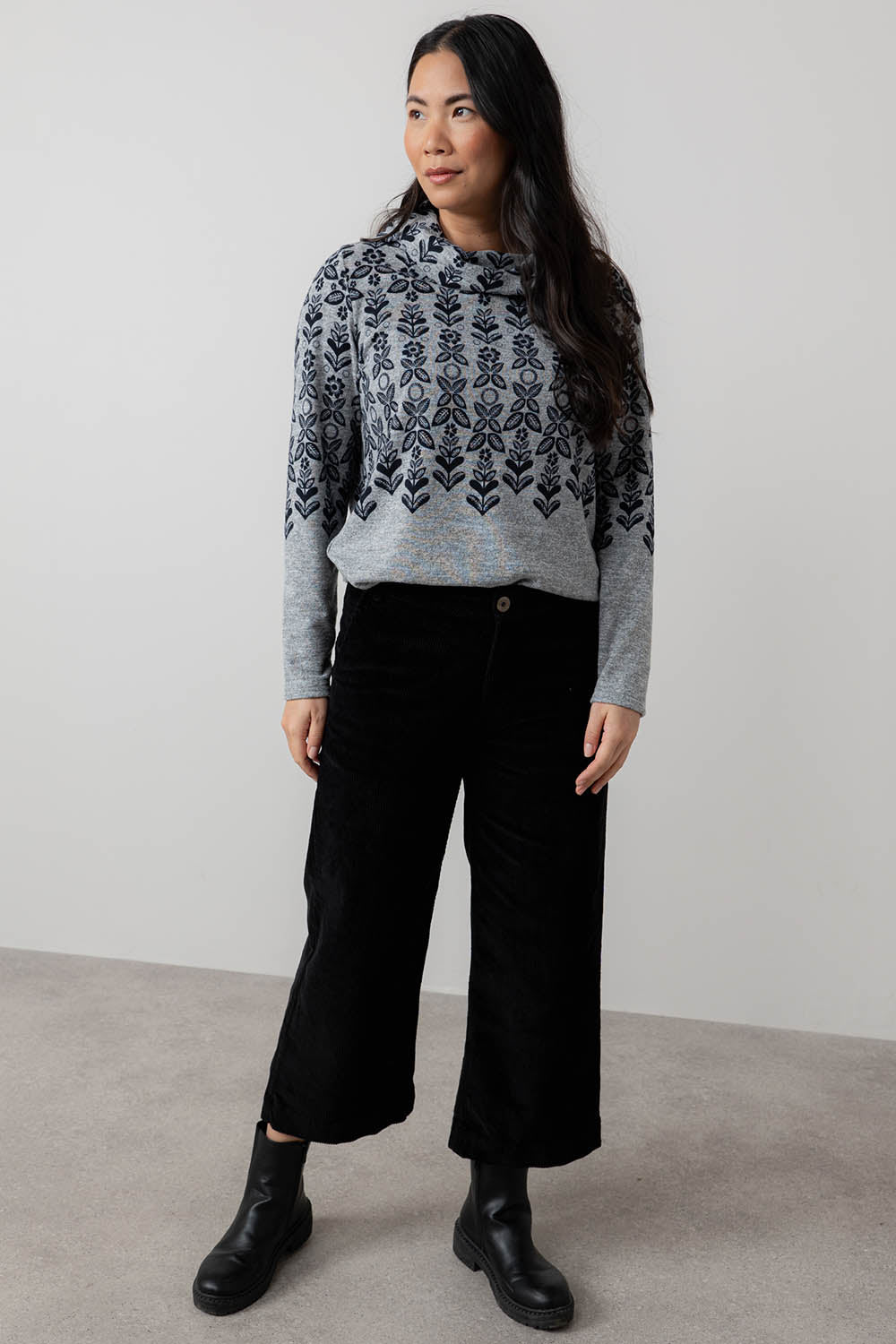 Folk Fairisle Relaxed Everyday Jumper