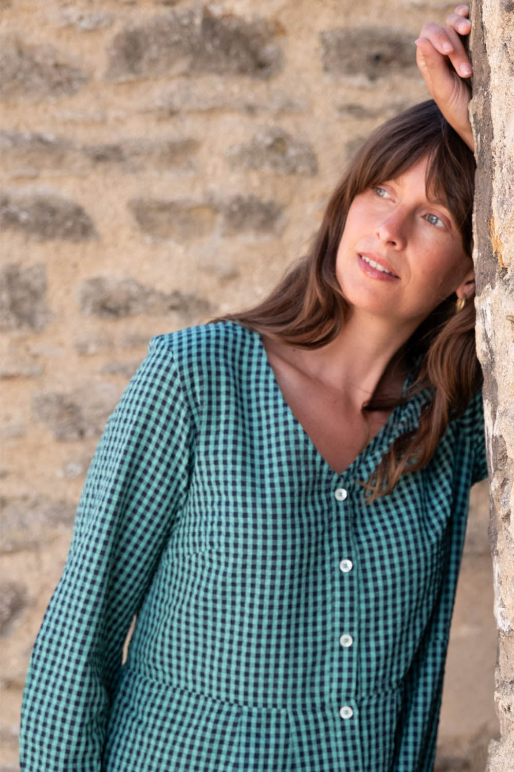 Gingham Jane Midi Dress