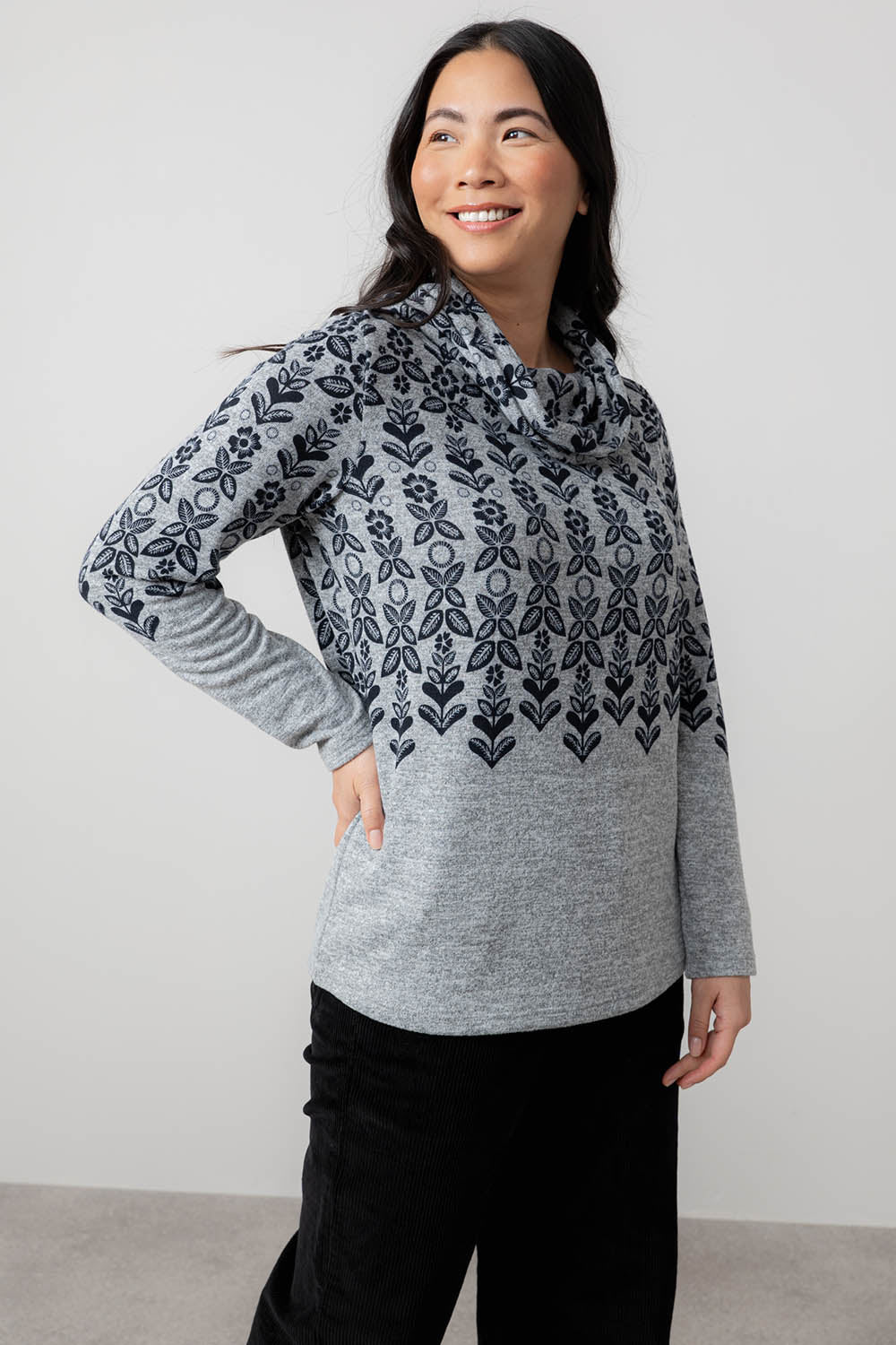 Folk Fairisle Relaxed Everyday Jumper