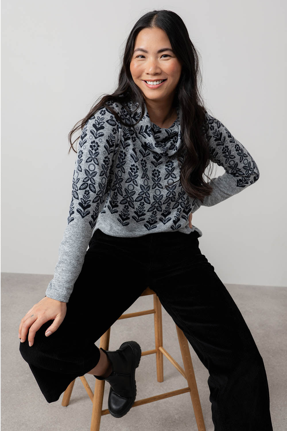 Folk Fairisle Relaxed Everyday Jumper
