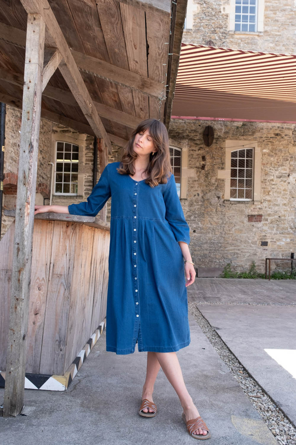 Denim Jane Midi Dress