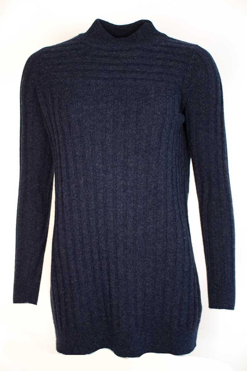 Two Danes Mercury Sweater Peacoat Blue