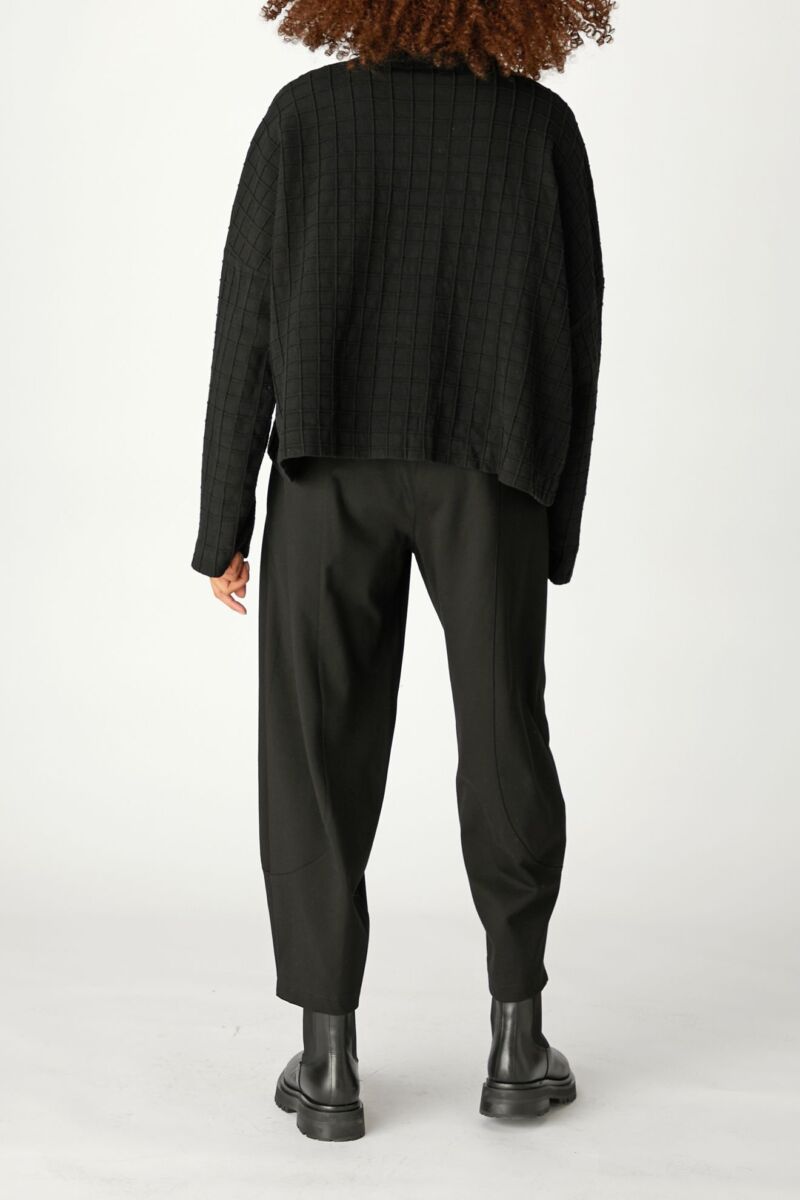 Sahara Window Pane Wool Jacket Black