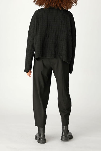Sahara Window Pane Wool Jacket Black