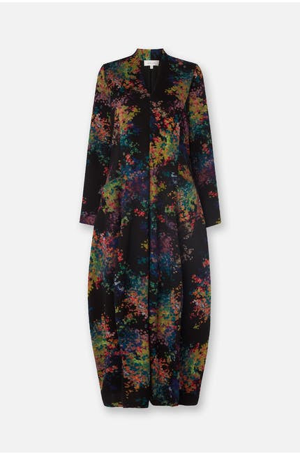 Sahara Colourful Spot Jersey Dress Black
