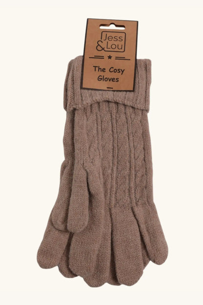 Cosy Cable Knit Gloves
