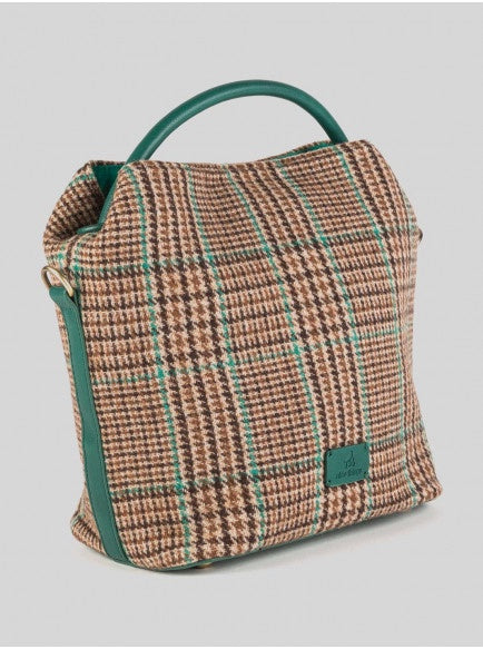 Nice Things Wool Square Bag Green