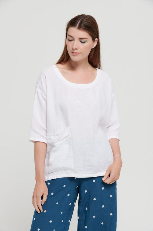 Mes Soeurs et Moi Andrea Blouse White