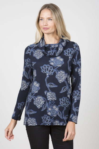 Lily and Me Relaxed Jumper Kimono Navy